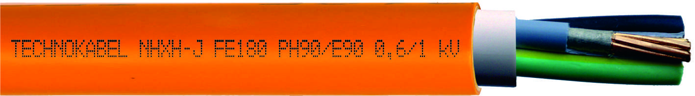 Halogen-free safety cables